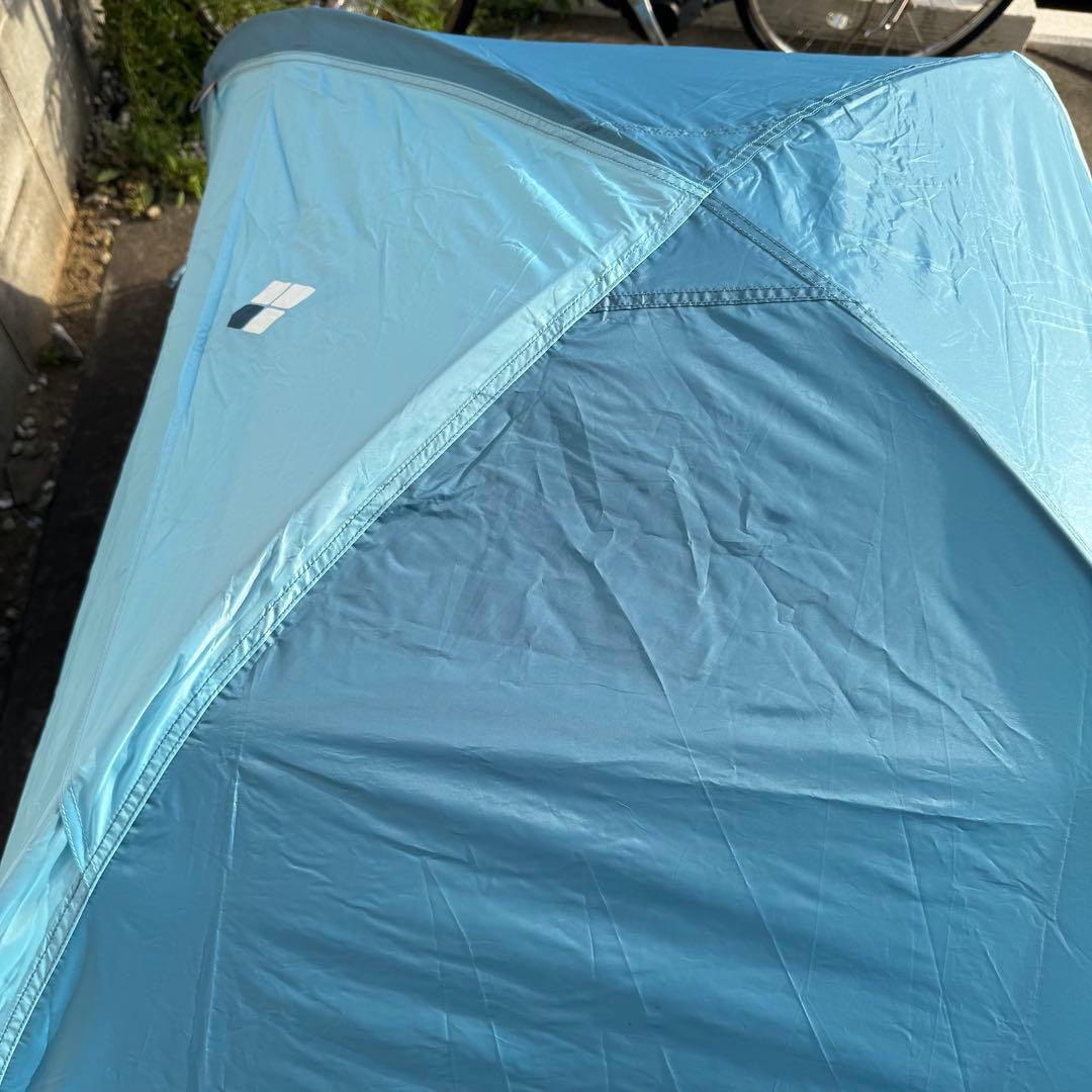 美品モンベル　クロノスドーム2 ブルー山岳テント軽量コンパクト
