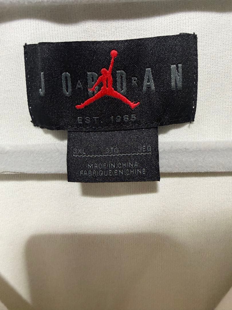 JORDAN ハーフジップセーター 3XLホワイト