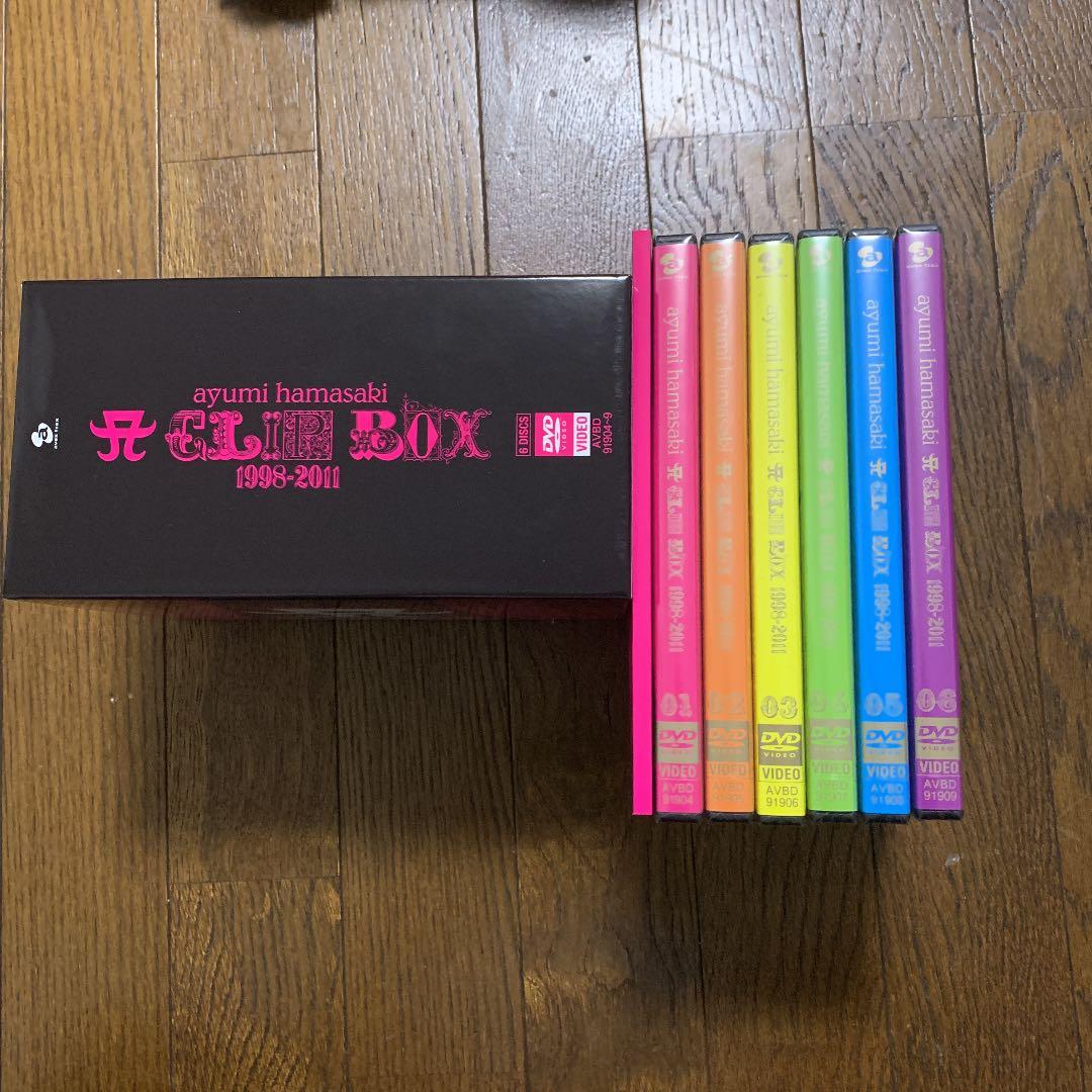 浜崎あゆみ　CLIP BOX 1998-2011 DVD6枚組　初回生産限定盤