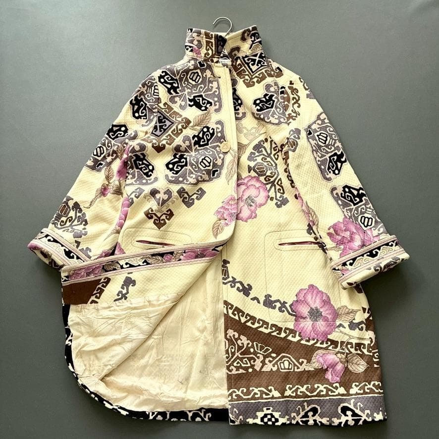 よ*ン様 【大きいサイズ】LEONARD PARIS　キルティング コート 花柄