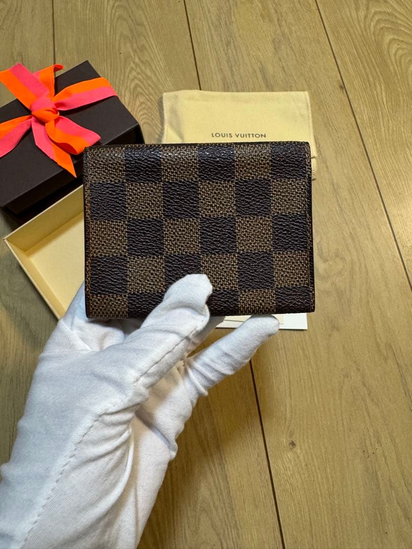 LOUIS VUITTON ダミエ 名刺入れ【美品・箱付き】