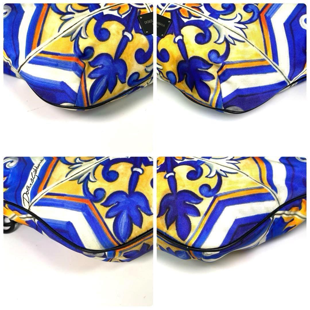 【極美品】ドルチェ&ガッバーナ ウエストポーチ　ウエストバッグ　マヨリカプリント