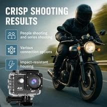 4Kアクションカメラタッチスクリーン170°広角フィッシュアイレンズ32GB付