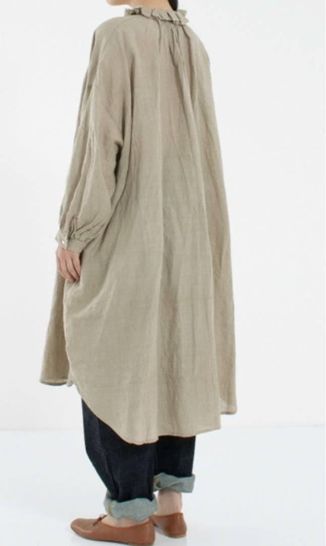 美品☆nest Robe ラミーファナージュロングチュニック
