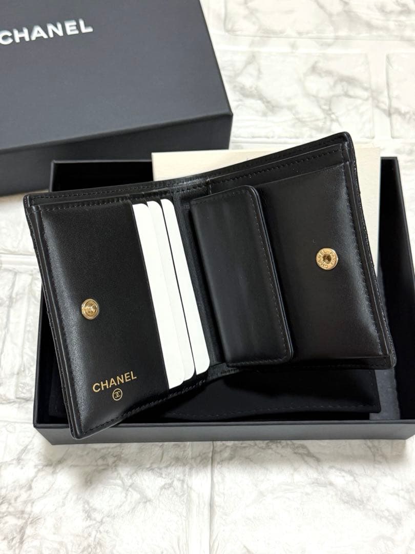 2022AW CHANEL ココマーク スモールウォレット