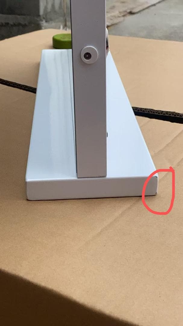 【美品】大理石天板三色変化LEDミラードレッサー 212-80-01訳あり品