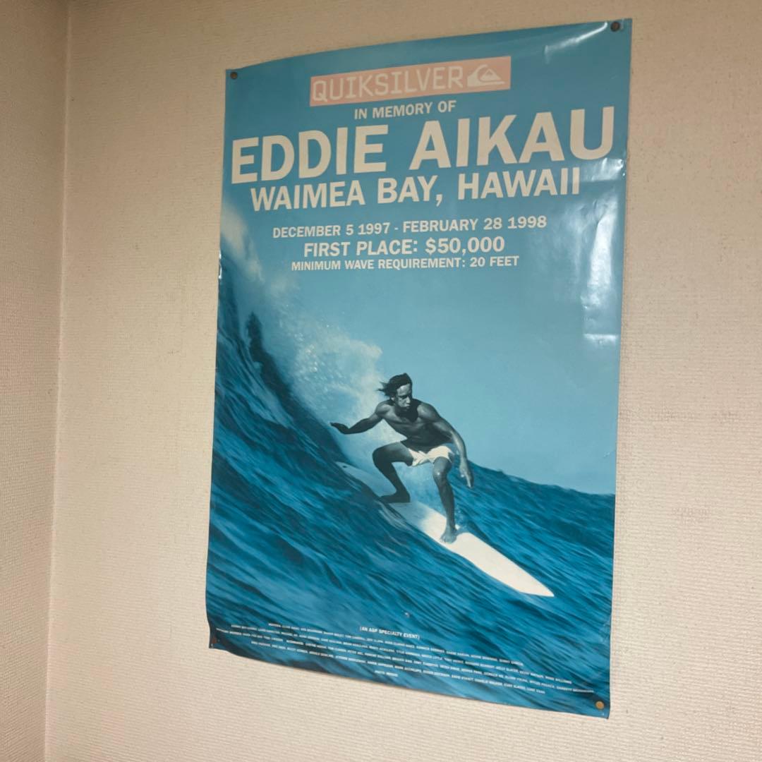 希少Eddie Aikau Quiksilver ポスター