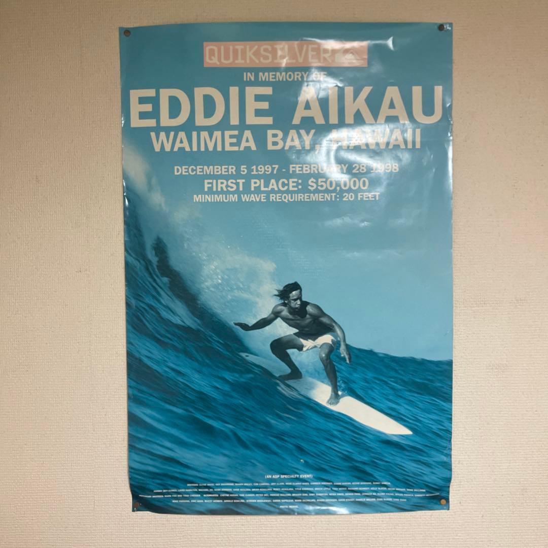 希少Eddie Aikau Quiksilver ポスター