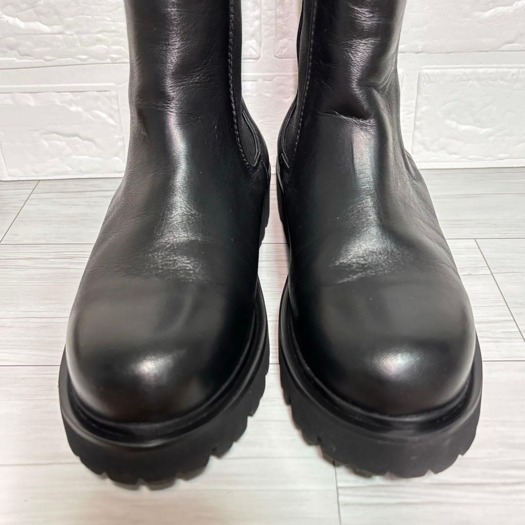 CAMINANDO サイドゴアブーツ 厚底 トラックソール 23cm