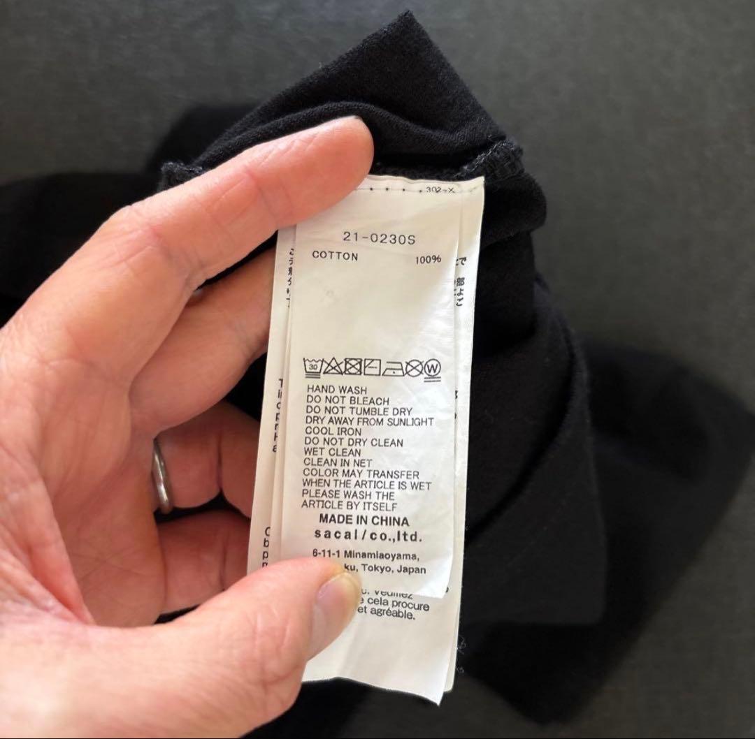 sacai フランソワケヴォーキアン　コラボTシャツ