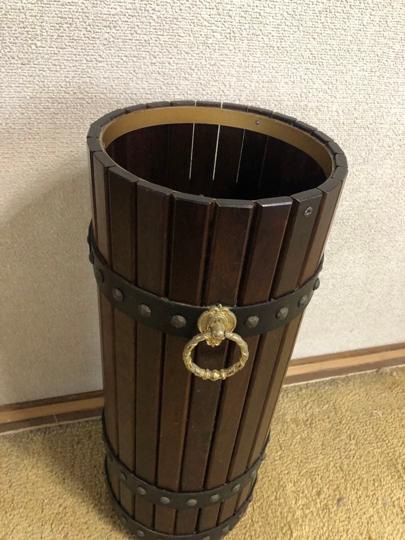木製傘立て　カリモク傘立て ステッキスタンド