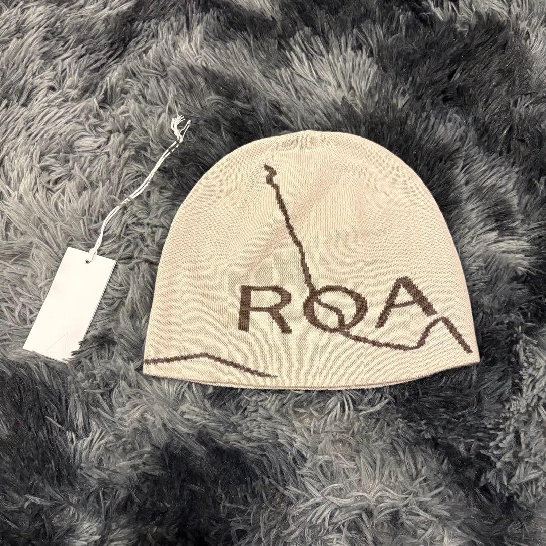 帽子 ROA Logo wool beanie