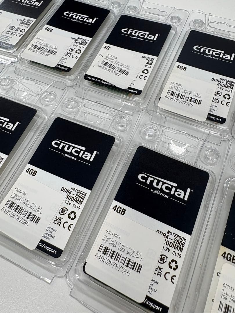 【10枚セット】Crucial DDR4-2666 4GB 専用出品です。