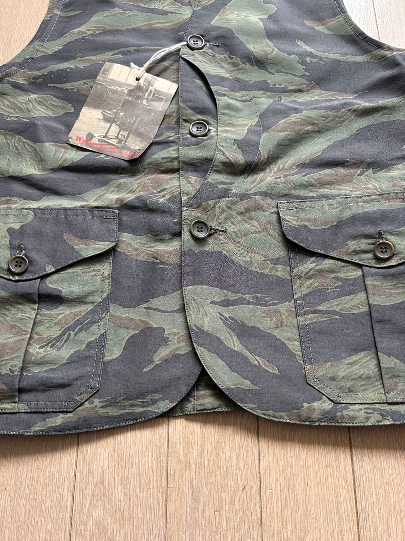 トップス WORKERS Cruiser Vest 36 Tiger Stripe