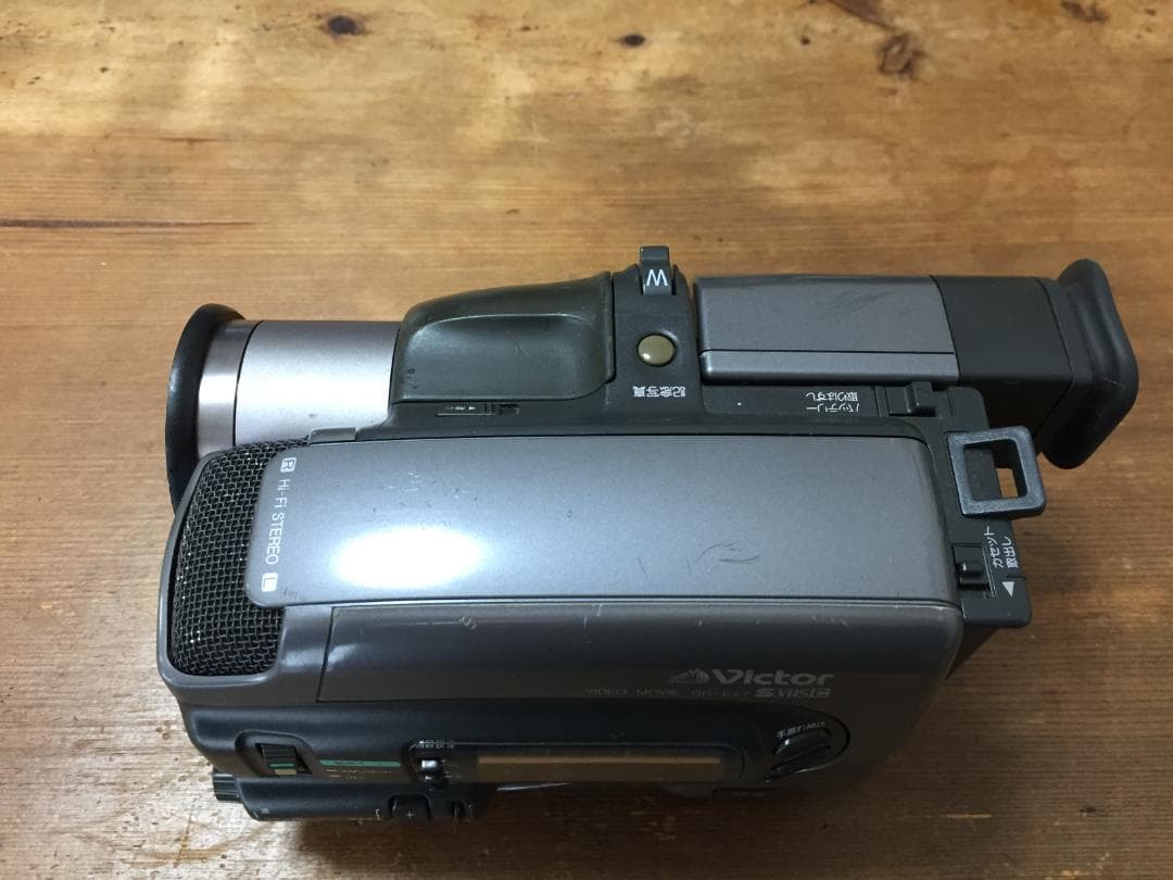 良品 撮影再生ダビングOK　VICTOR　GR-EX7　付属品有　S-VHS-C