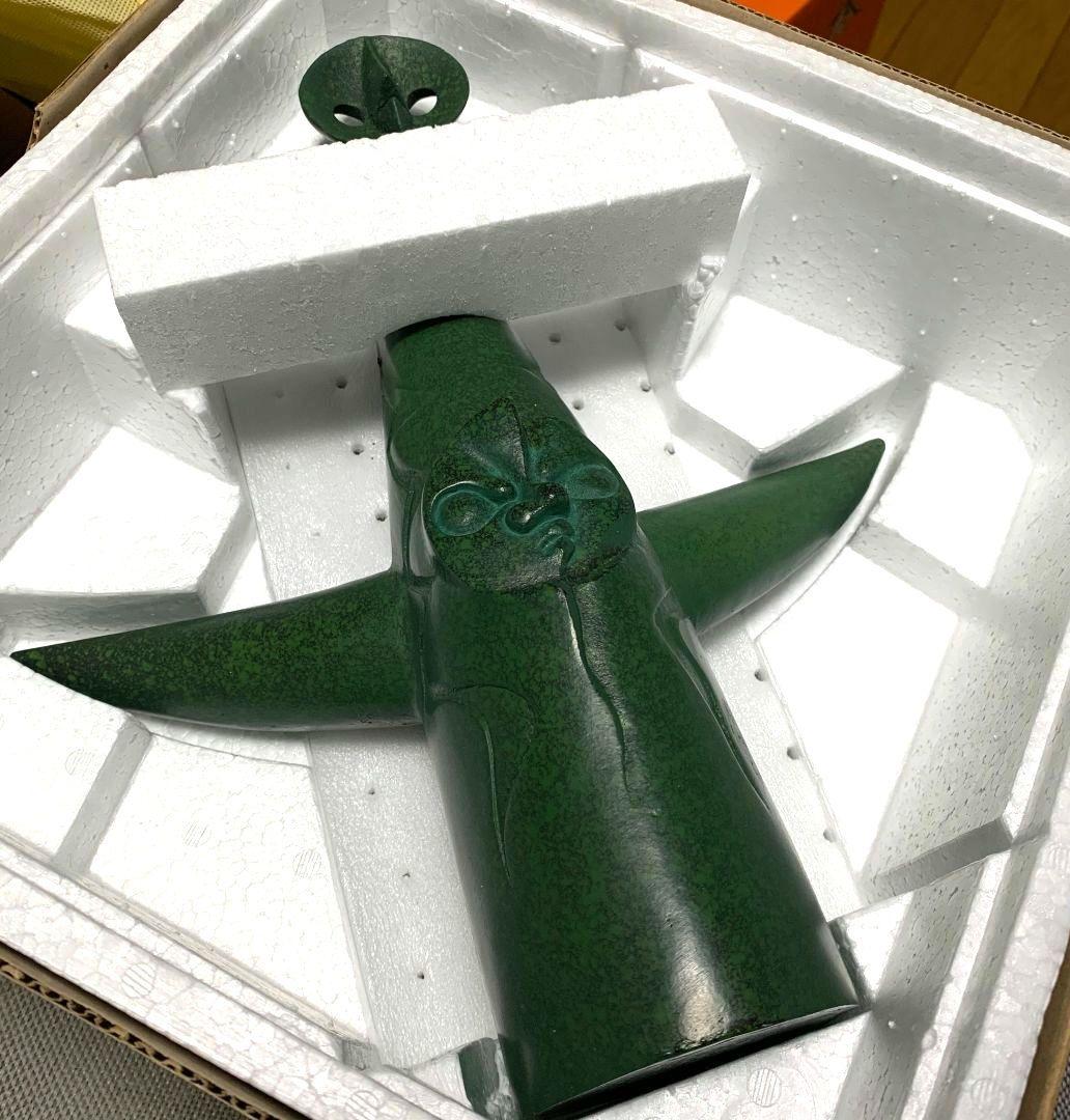 匿名配送★【超希少！未使用・非売品】岡本太郎　太陽の塔　ブロンズ像・オブジェ