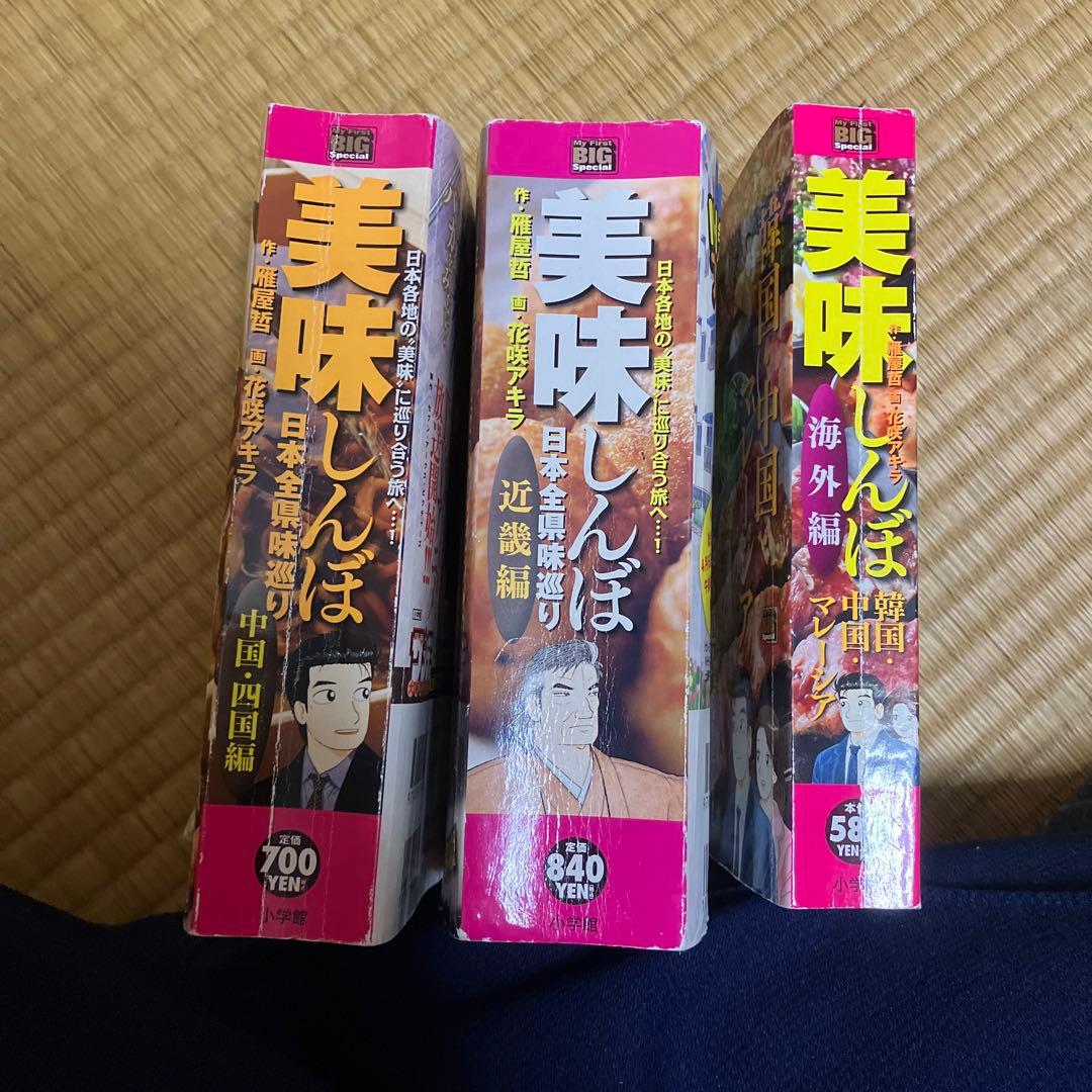 美味しんぼ 特別編9冊 まとめ売り中国 東北 山梨 海外 四国 九州 近畿 など
