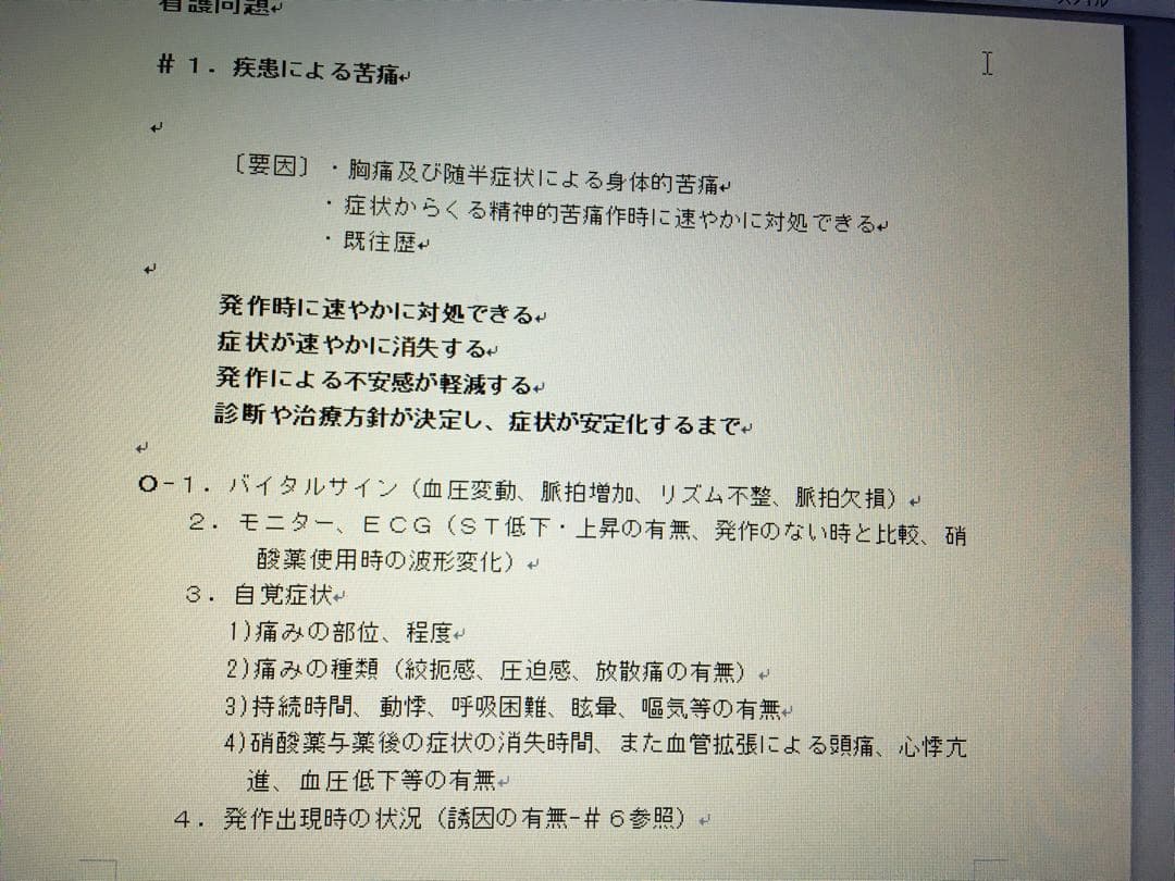 ほたる様 看護学校 看護学生 看護過程 アセスメント 実習記録 レポート 国試