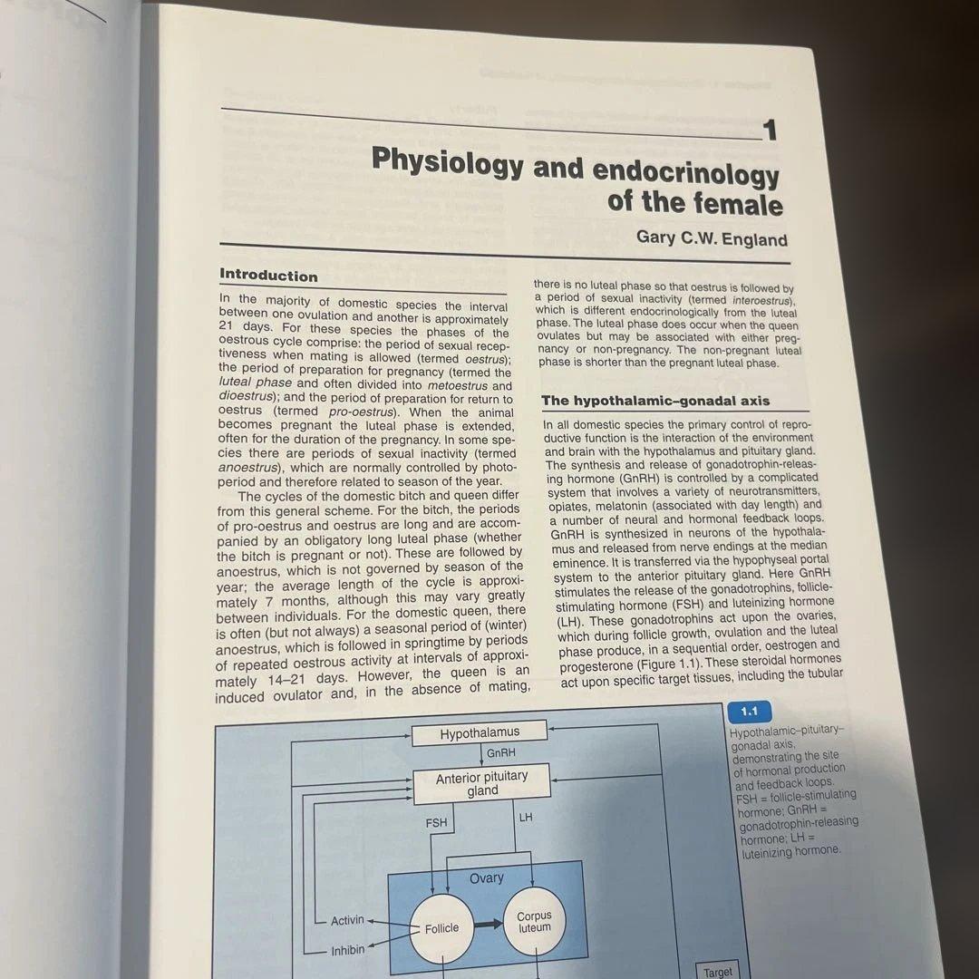 【BSAVA】Reproduction and Neonatology