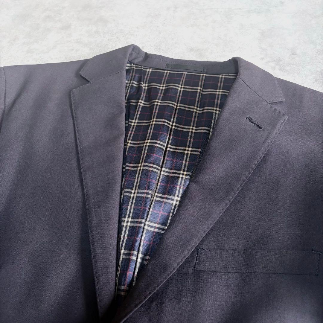 BURBERRY BLACK LABEL 紺ブレザー XL ノバチェック