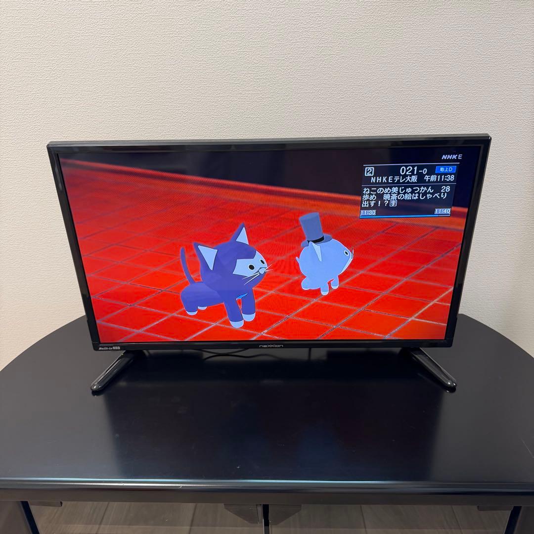 nexxion24型テレビ2019年製HDD500GB内蔵　FT-A2408HB