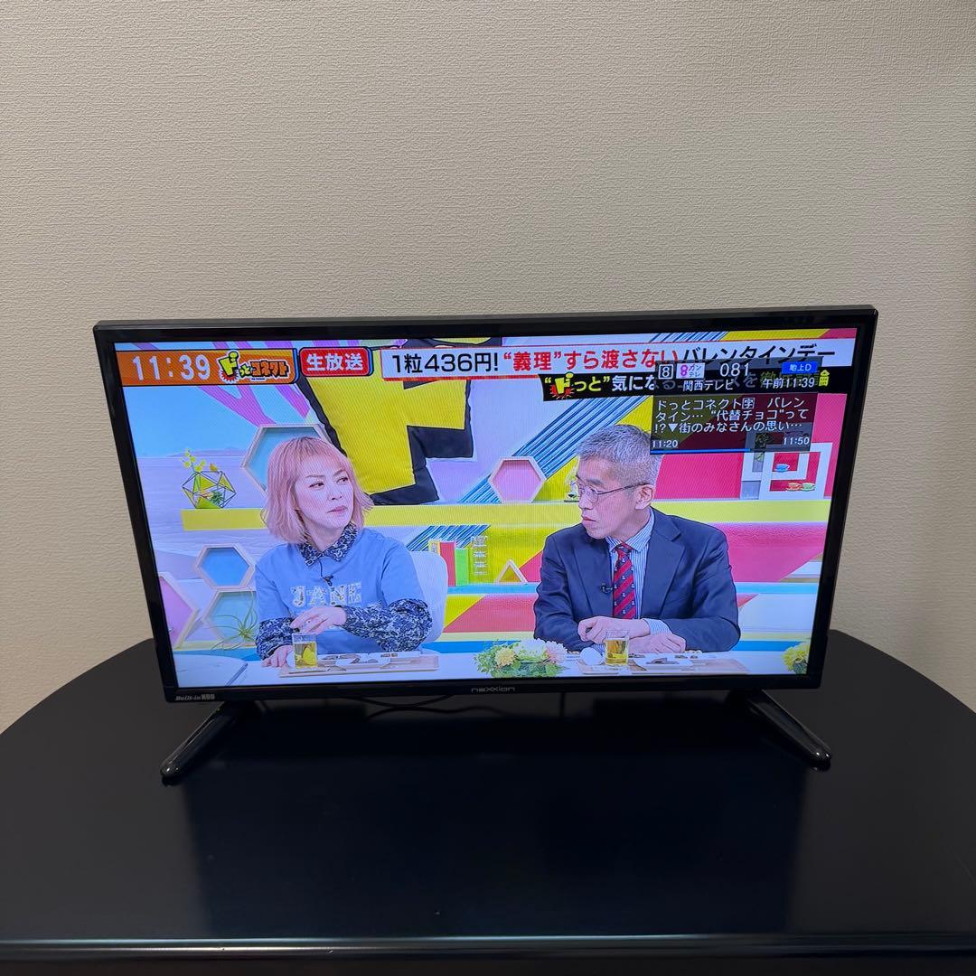 nexxion24型テレビ2019年製HDD500GB内蔵　FT-A2408HB