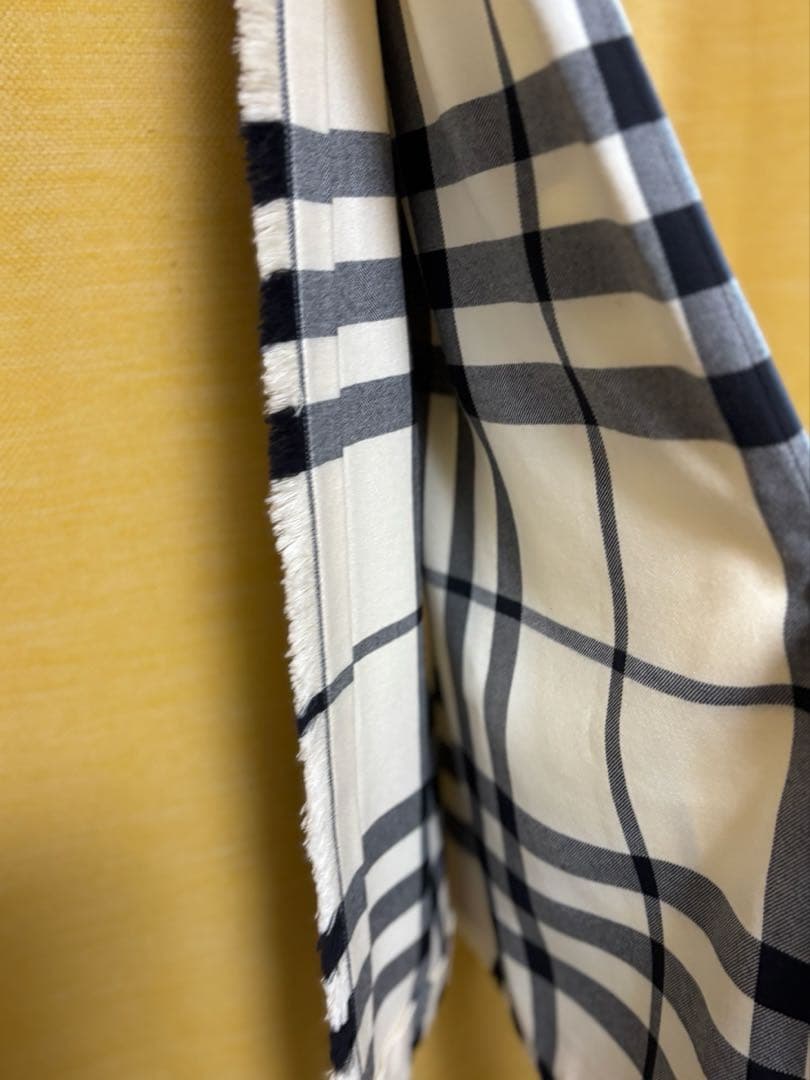 BURBERRYチェック柄巻きスカート ７号