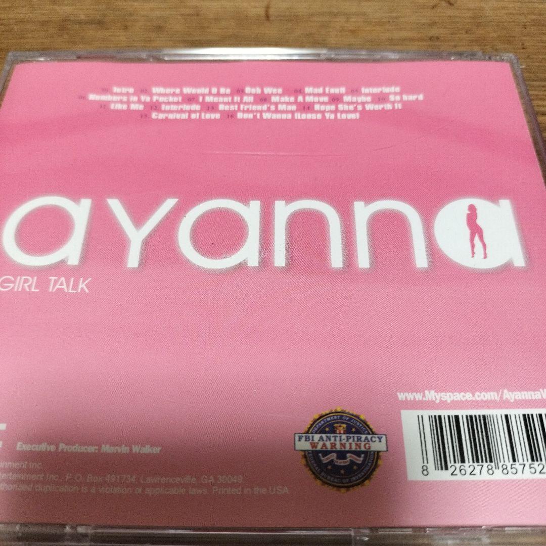 洋楽 Ayanna Girl Talk 2006 indie R&B