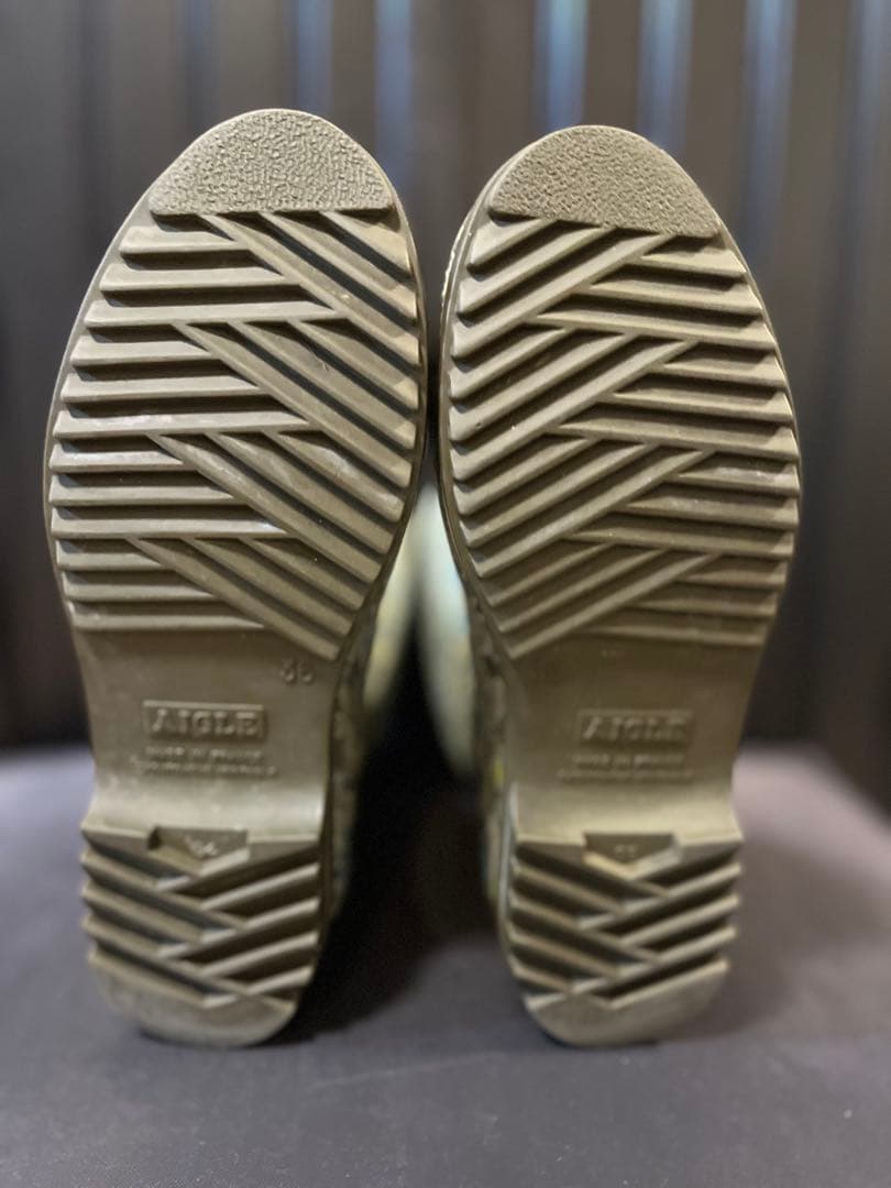 AIGLE ×リバティ　レインブーツ EU36 大きめ