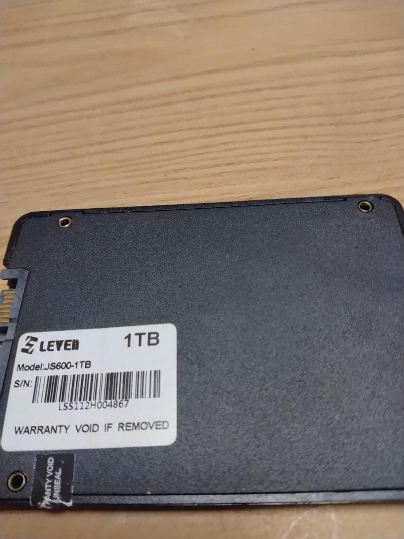 内蔵型SSD LEVEN JS600 1TB