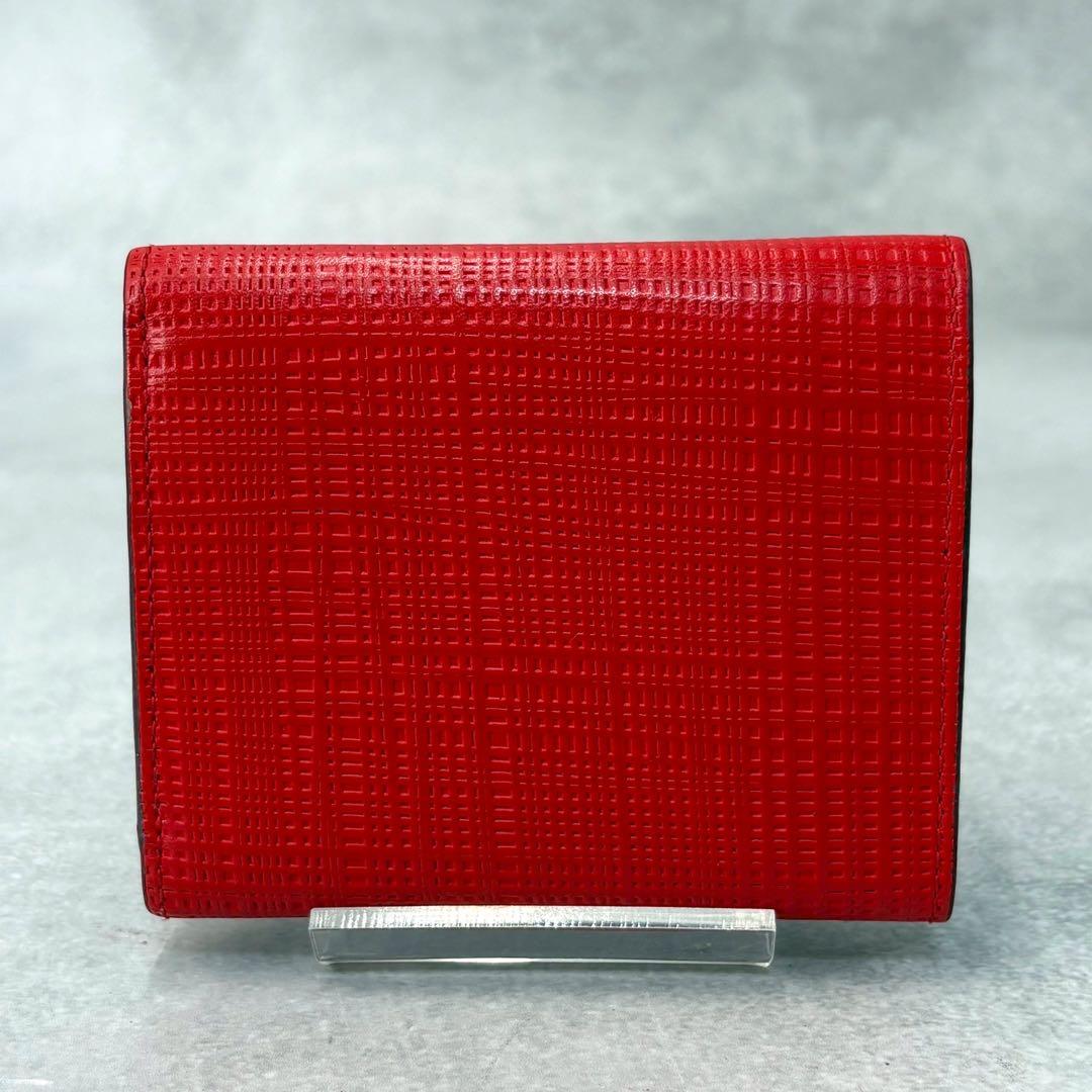 LOEWE トライフォールド ウォレット トライフォールド ウォレット レッド