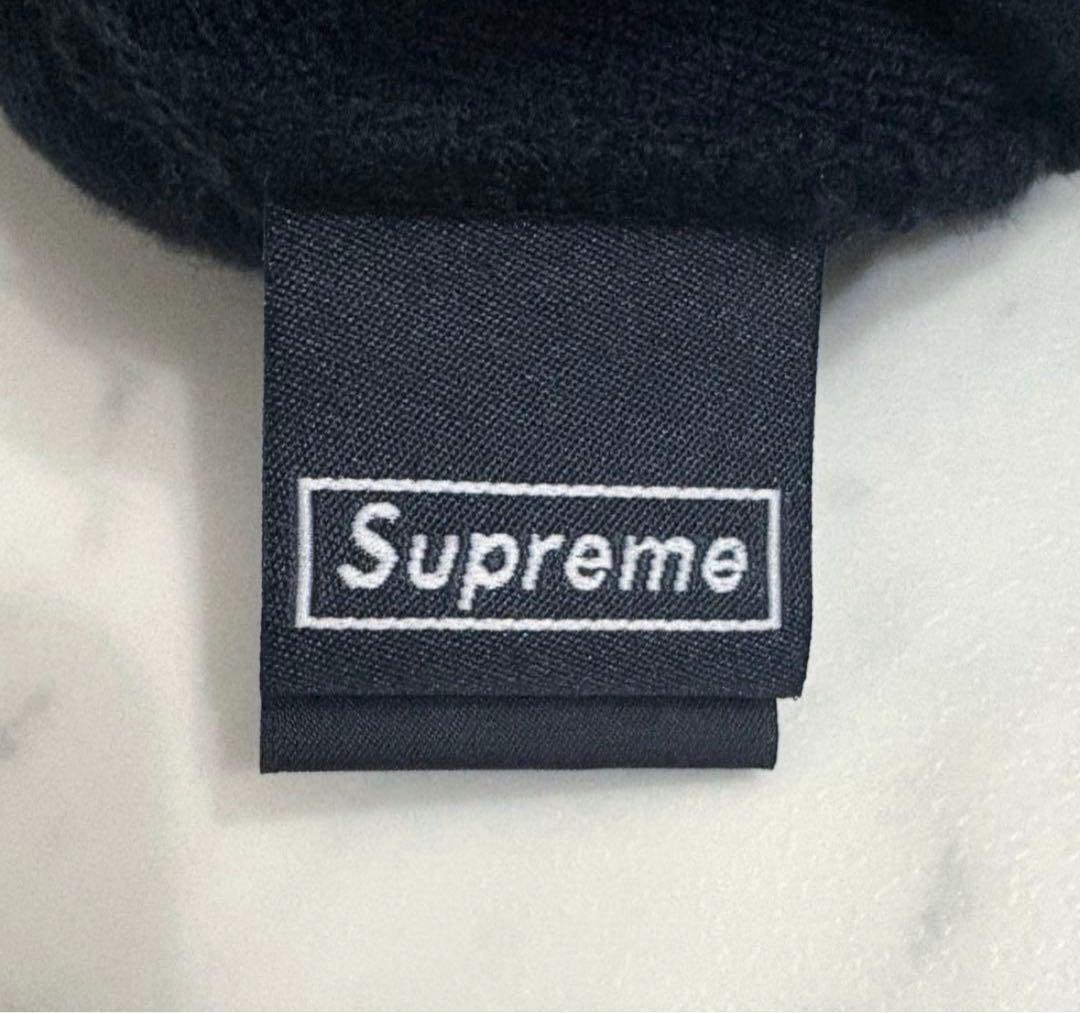 【美品】supreme ボックスロゴバンダナビーニー　ニューエラニット帽ブラック