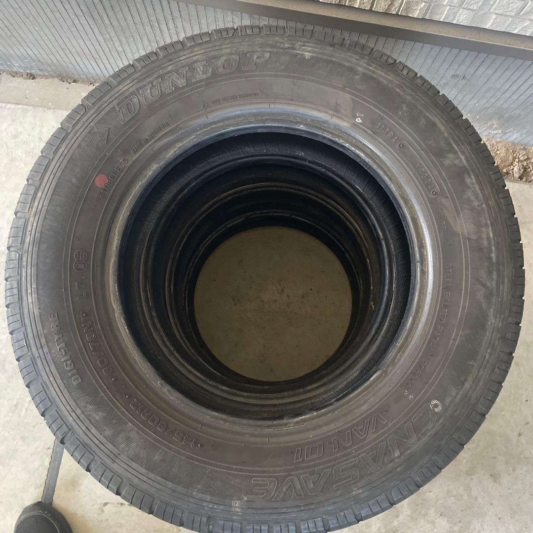 ダンロップ　エナセーブ145/80R12 LT 24年製　4本　送料込み
