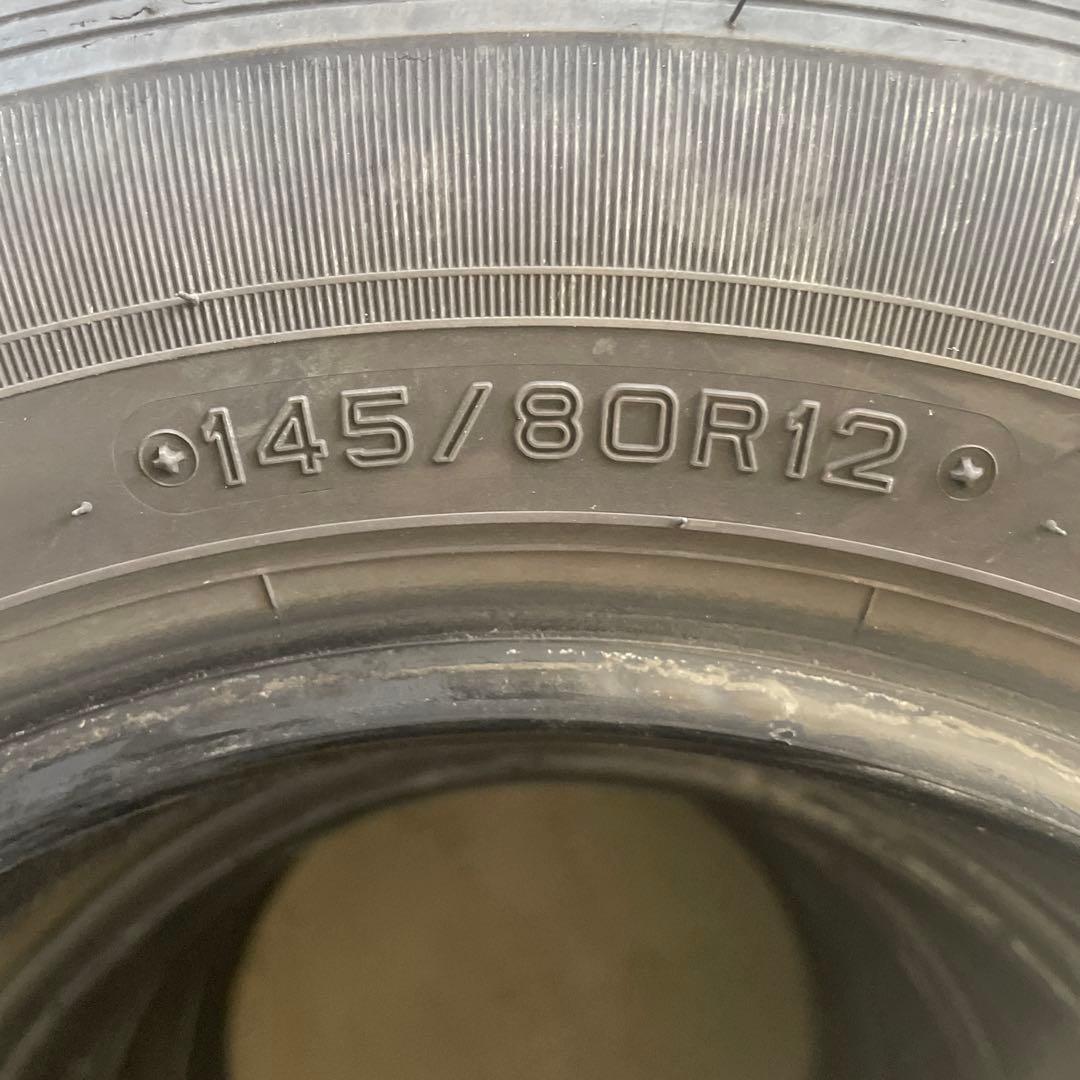 ダンロップ　エナセーブ145/80R12 LT 24年製　4本　送料込み