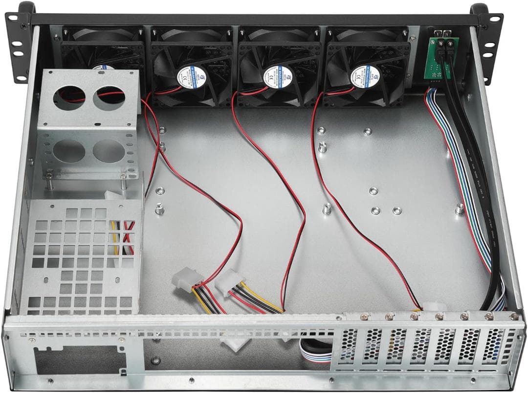 2U ATX ラックマウントシャーシ13.38インチ Flex ATX PSU