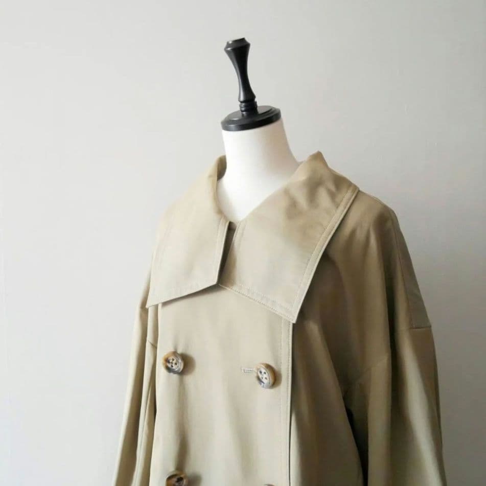 ENFOLD ドライストレッチ2wayCollarトレンチ