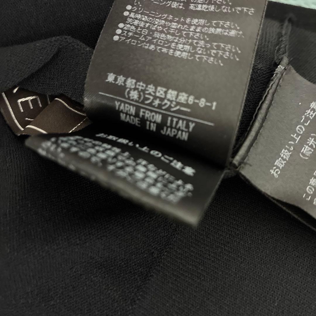 フォクシー　アッパースタンダード　カーディガン　40 ブラック