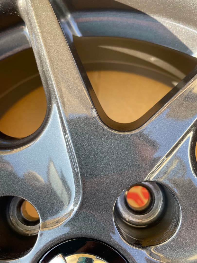 日産純正OP 14インチホイール 5.5J PCD100 4H 2本セット ②