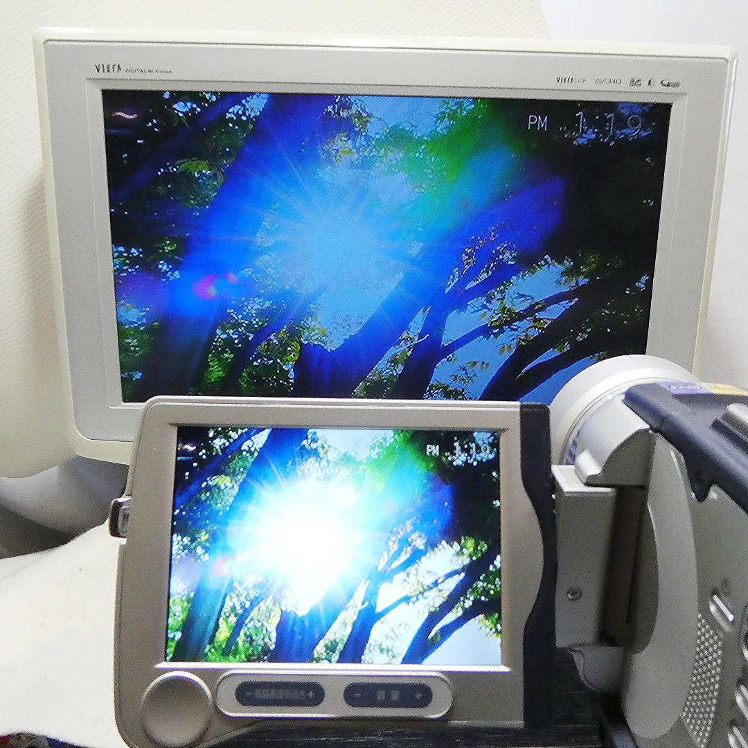 動作品ソニー DCR-TRV30 Mini DVビデオカメラDVDダビングに最適