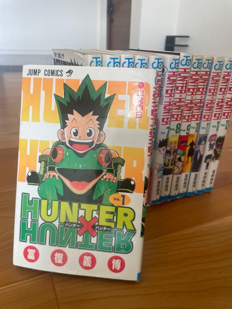 【1巻以外初版！】ハンターハンター　1〜13巻　コミックニュース付き／冨樫義博