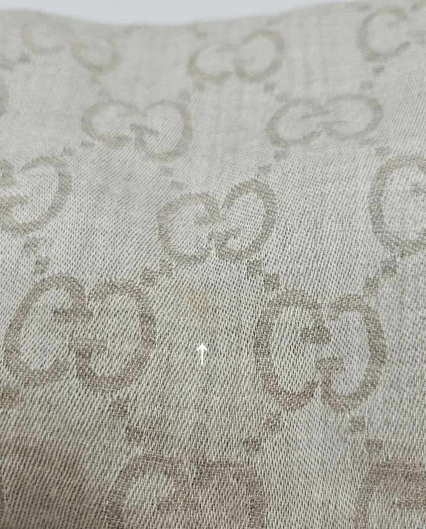 フォロー割　正規品　GUCCI　グッチ　ストール　ショール　マフラー　GG　ロゴ