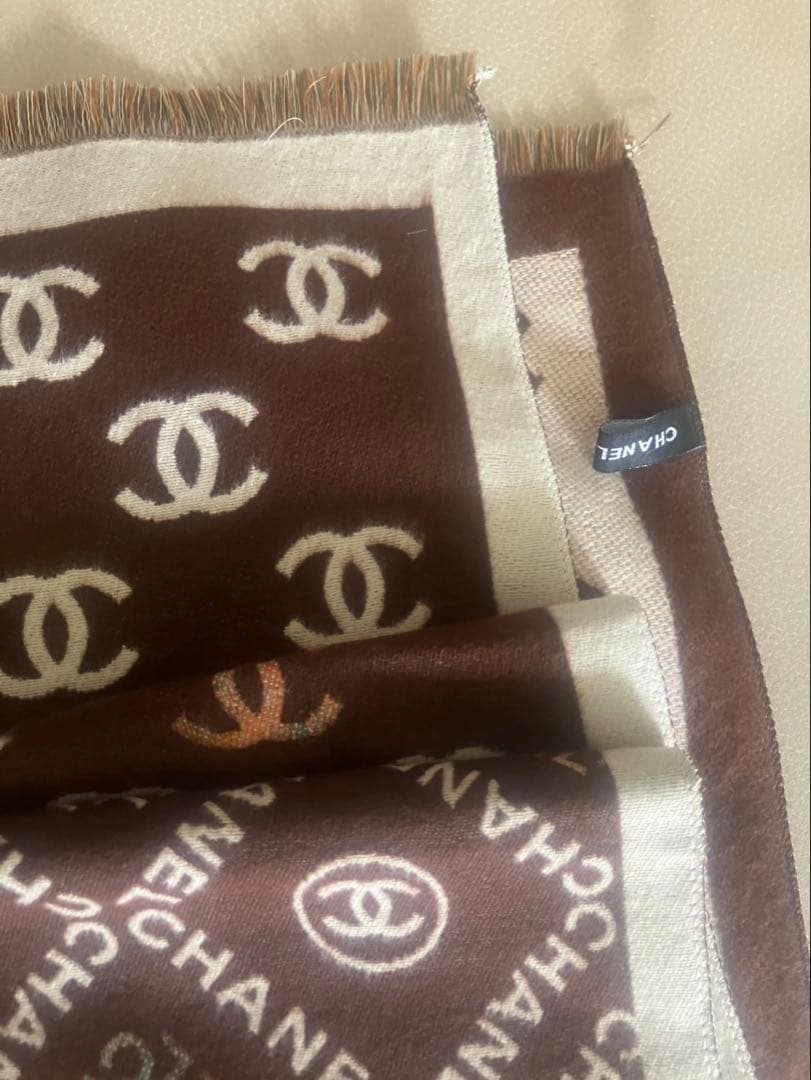 さくらさん専用CHANEL シャネル ココマーク 大判ストール マフラー ブラ