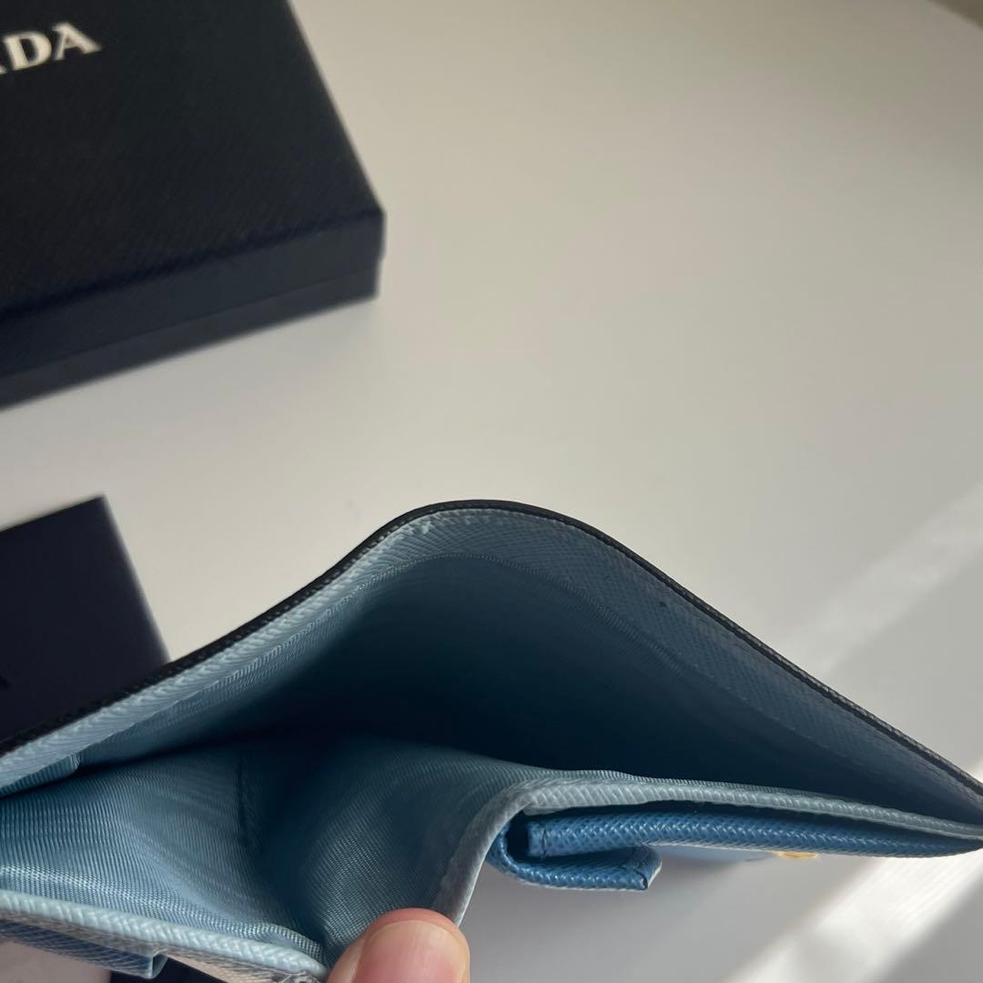 213 極上美品 PRADA プラダ 2つ折り財布