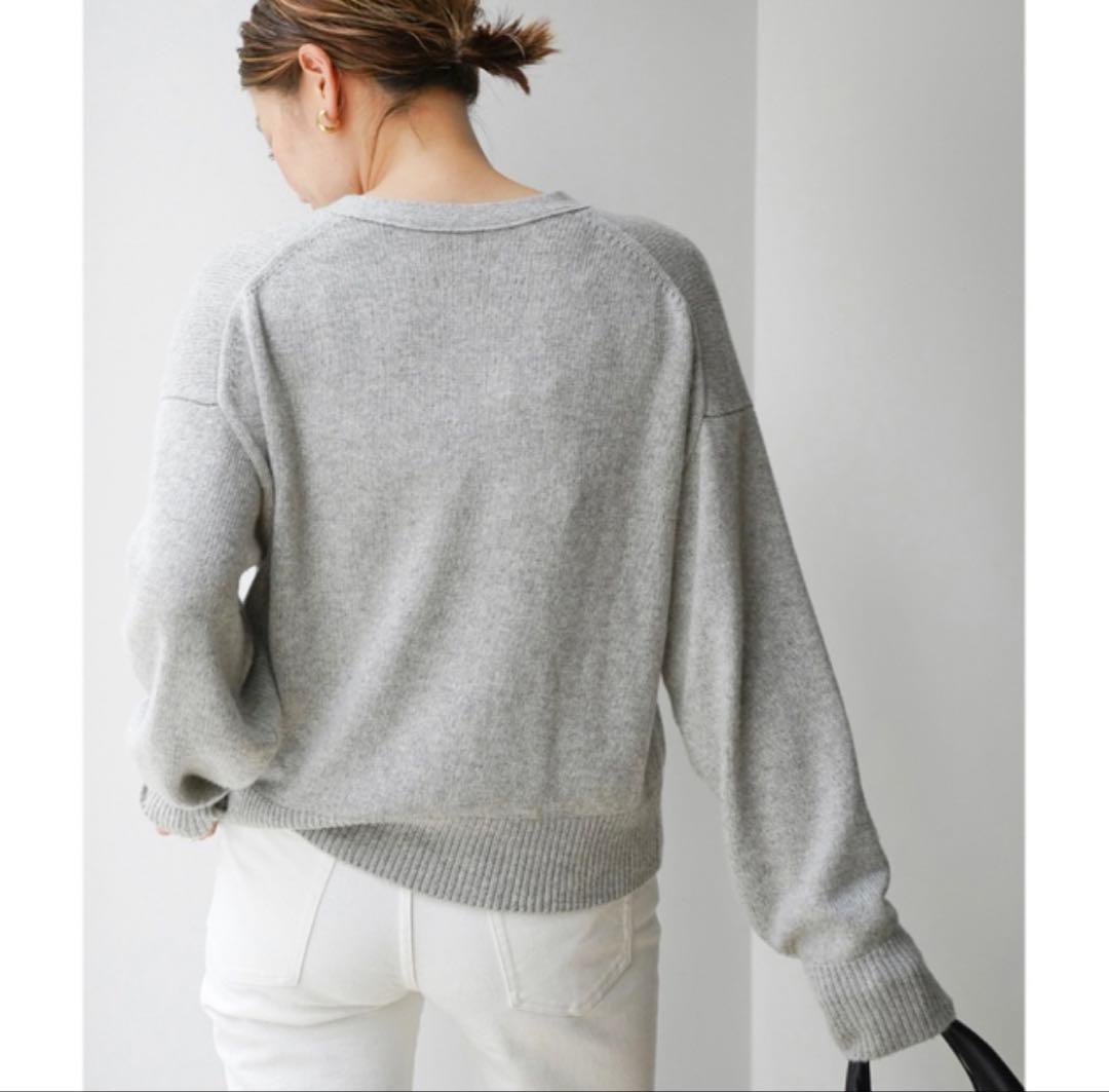 Deuxieme Classe ◆Fiocco Vネック カーディガン◆定価6万
