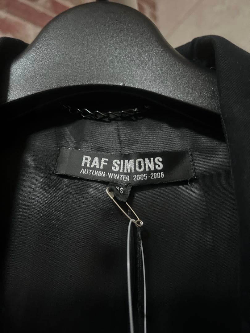 Raf Simons 05AW テーラードジャケット 46 黒 未使用