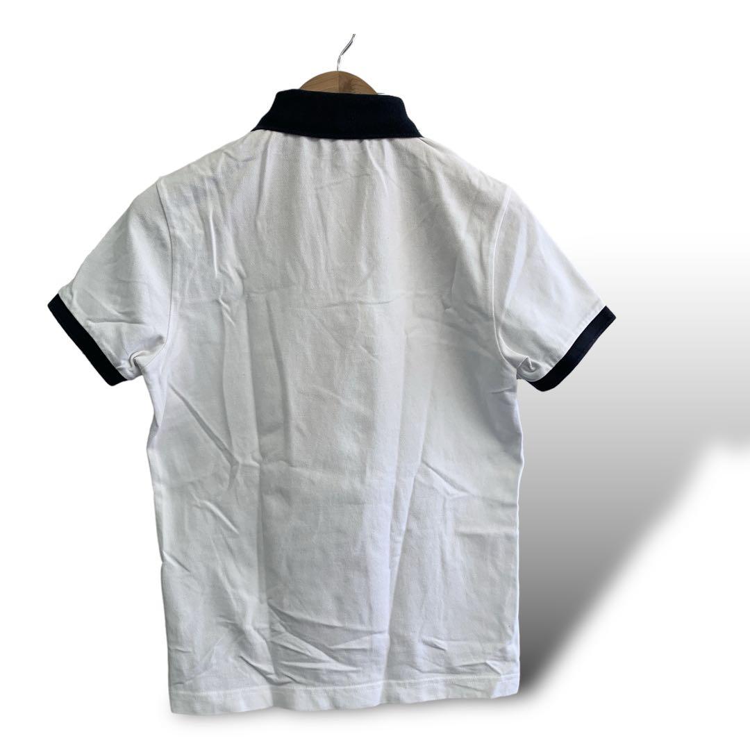 【美品】 モンクレール MONCLER トップス S ポロシャツ 半袖 ホワイト