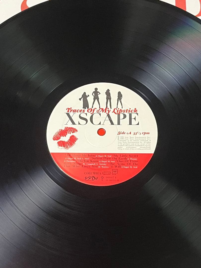 XSCAPE Traces Of My Lipstick 原盤LPレコード