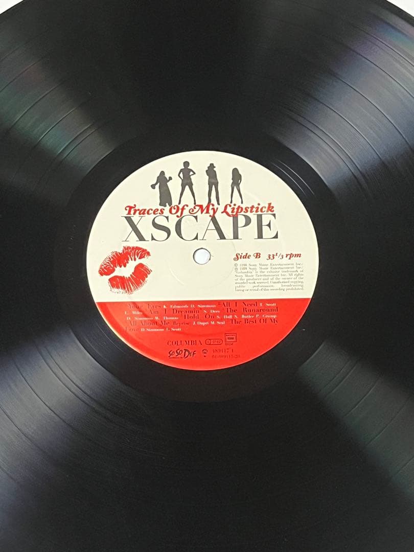 XSCAPE Traces Of My Lipstick 原盤LPレコード