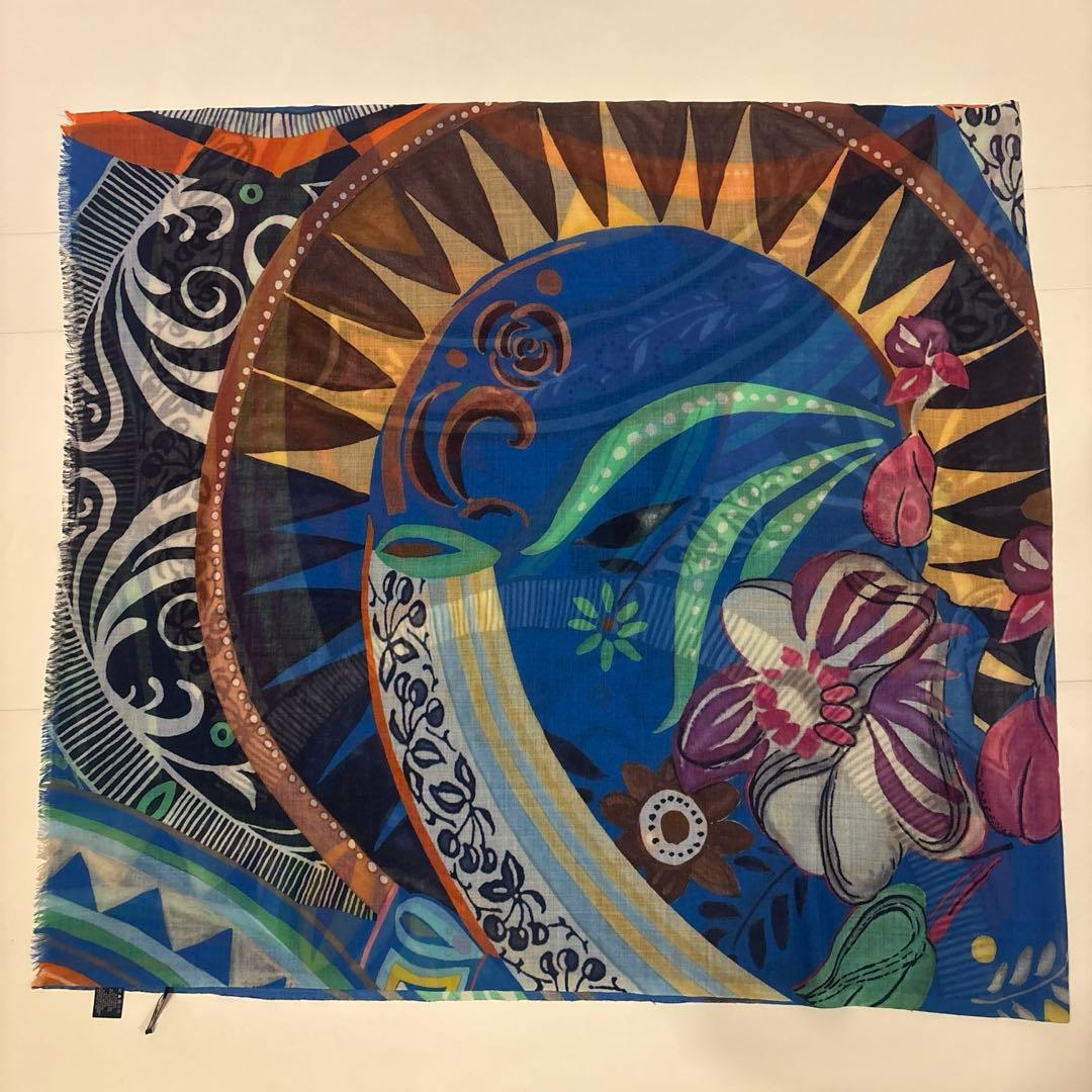 ETRO エトロ ペイズリー ストール 大判 ショール