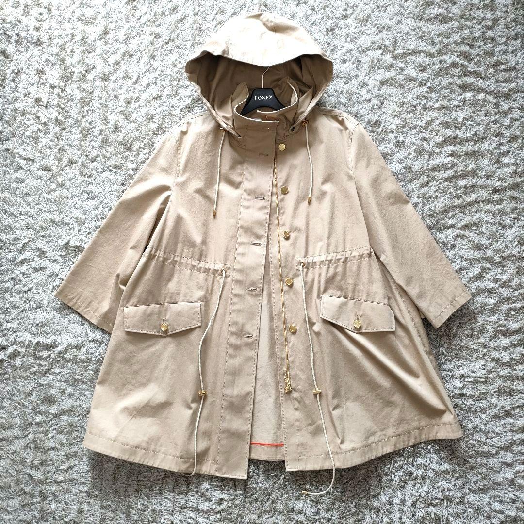 フォクシー 【美品】スプリングコート トレンチコート